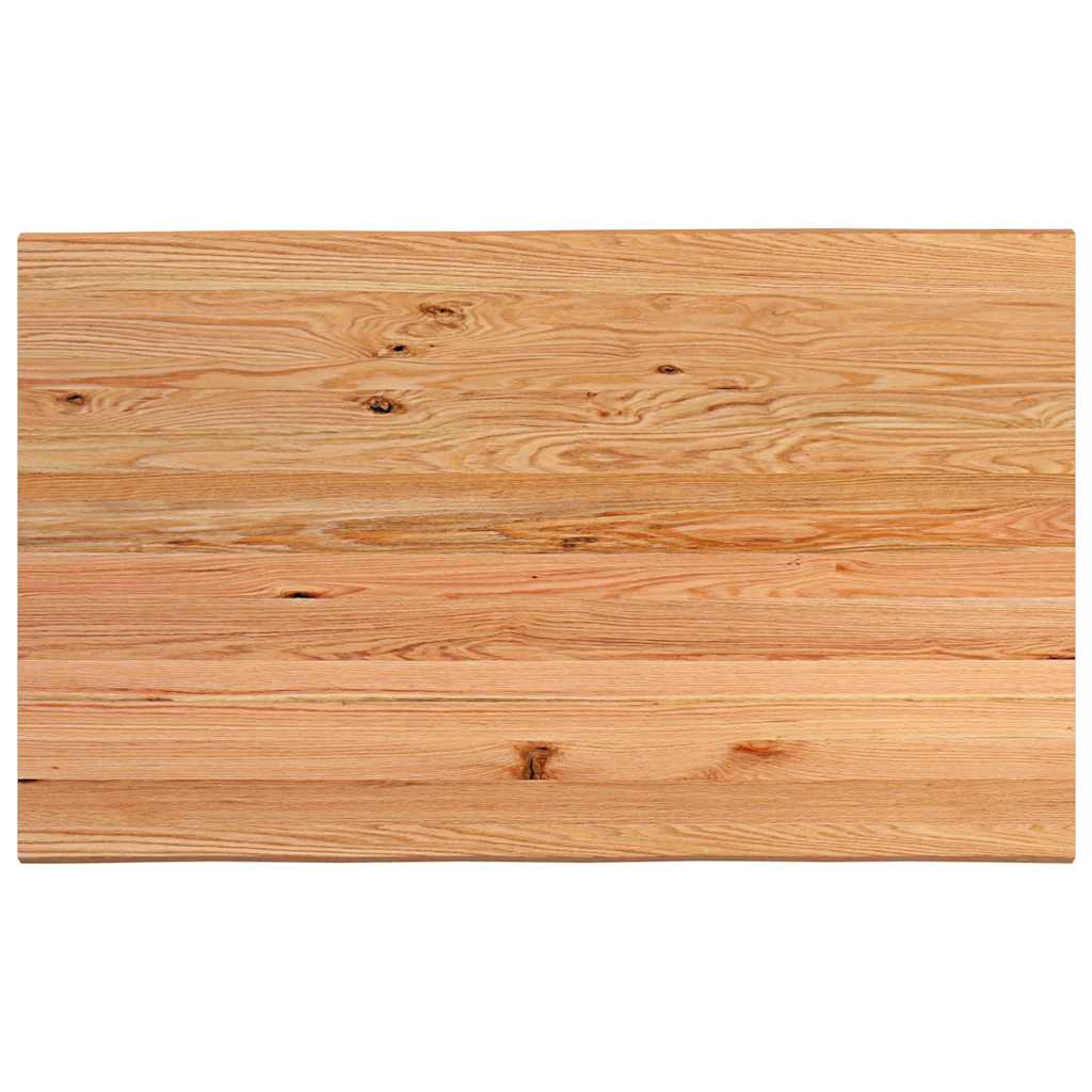 Table Industrielle en Bois avec Pieds Noirs-La-Fabrique-Industrielle
