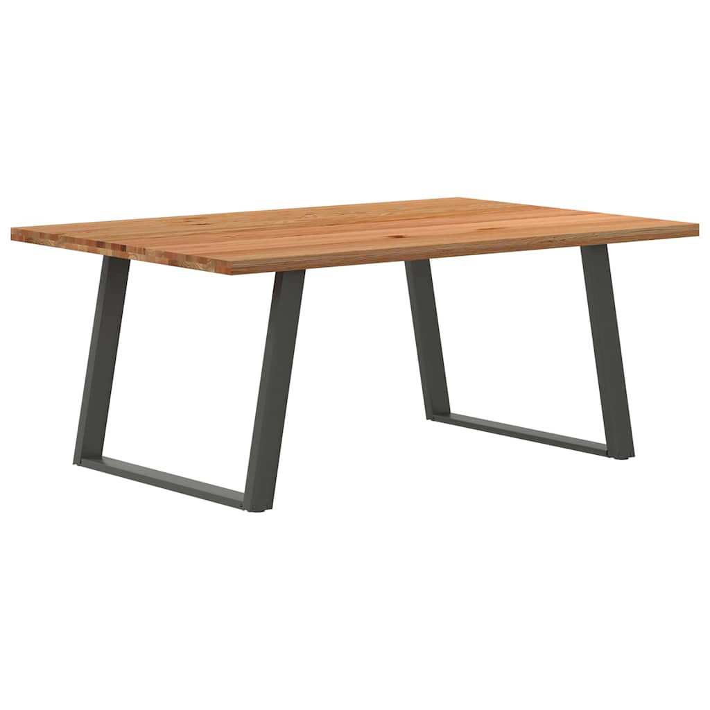 Table Industrielle en Bois de Chêne-120 cm-180 cm-1-La-Fabrique-Industrielle