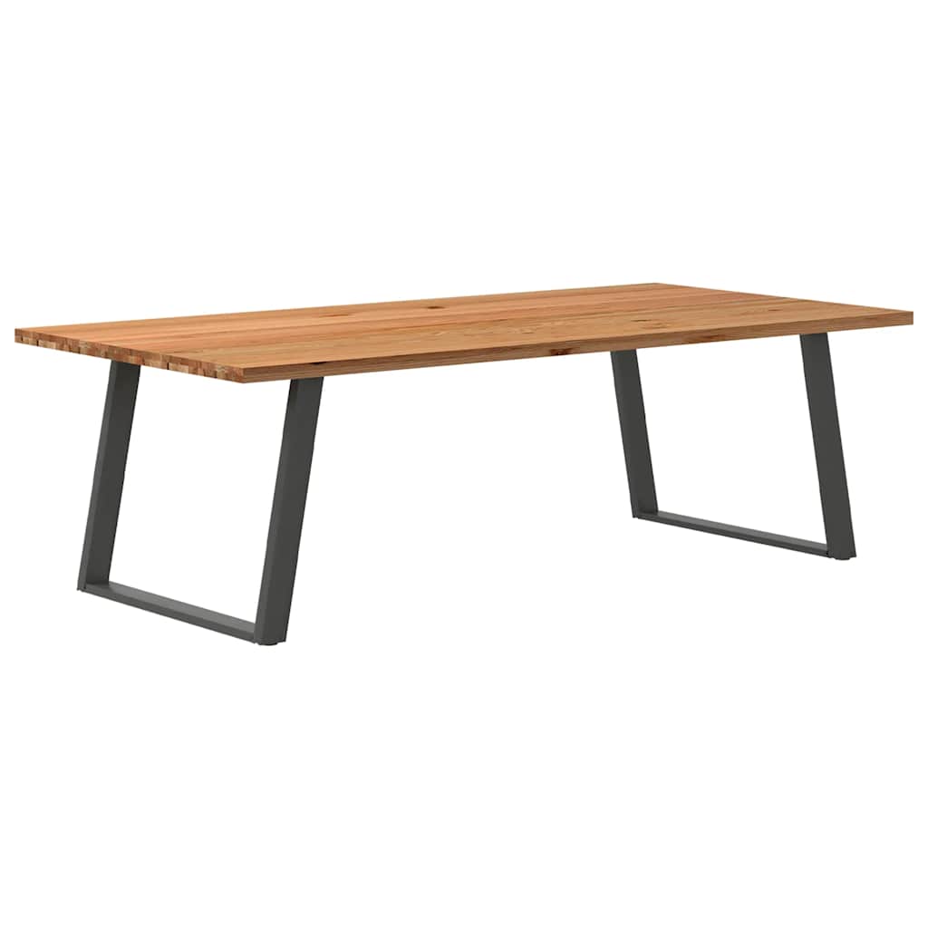 Table Industrielle en Bois de Chêne-120 cm-240 cm-1-La-Fabrique-Industrielle