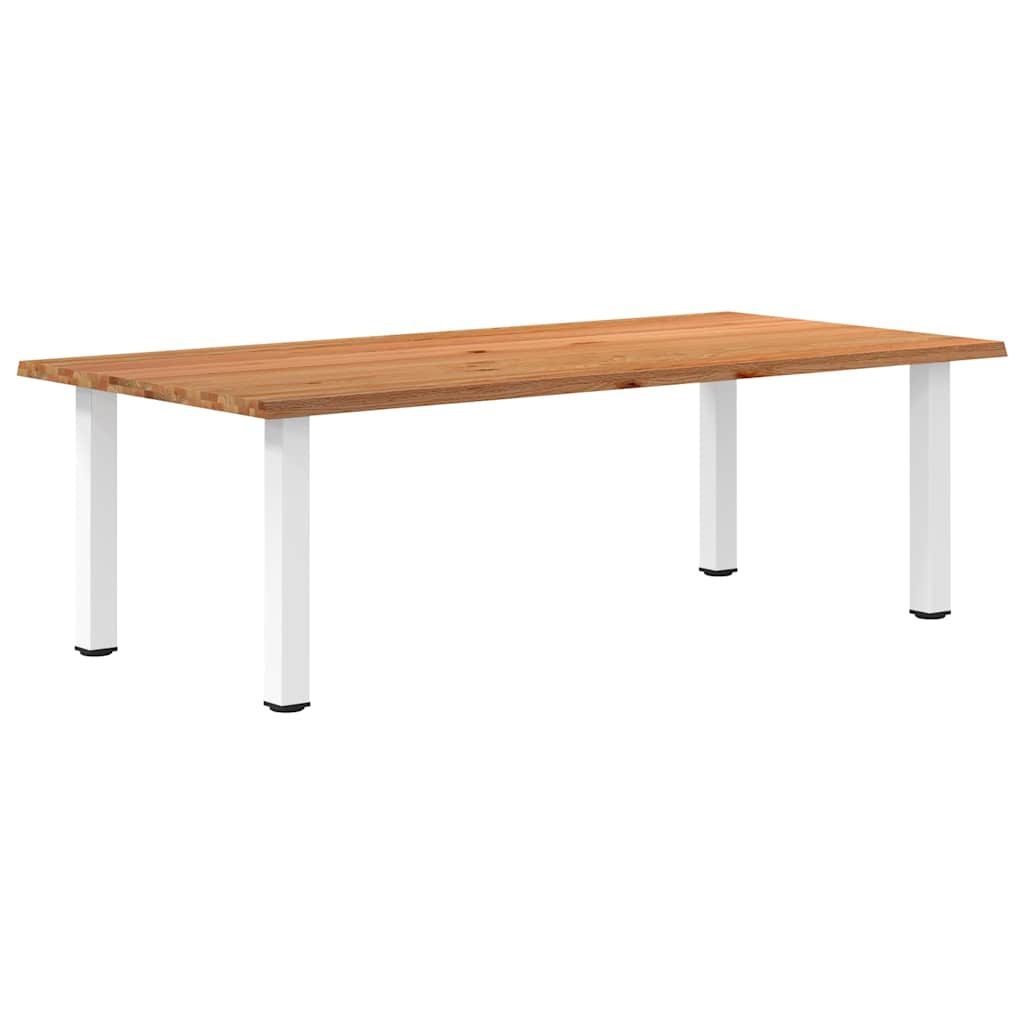 Table Industrielle en Bois de Chêne Clair-120 cm-240 cm-1-La-Fabrique-Industrielle