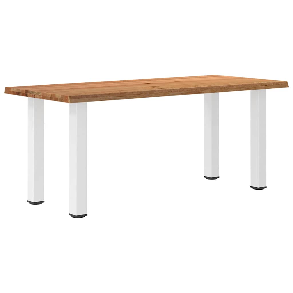 Table Industrielle en Bois de Chêne Clair-80 cm-180 cm-1-La-Fabrique-Industrielle