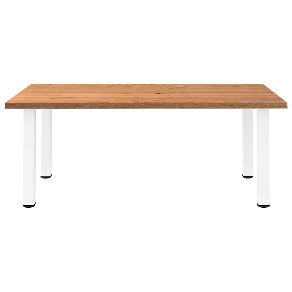 Table Industrielle en Bois de Chêne Clair-La-Fabrique-Industrielle