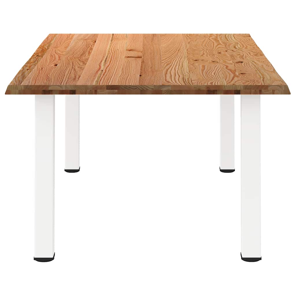 Table Industrielle en Bois de Chêne Clair-La-Fabrique-Industrielle
