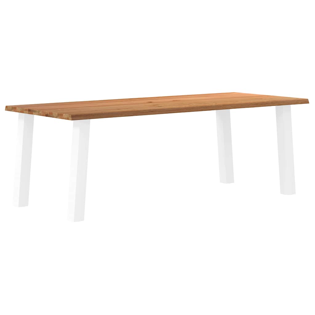 Table Industrielle en Bois de Chêne Massif-100 cm-240 cm-1-La-Fabrique-Industrielle