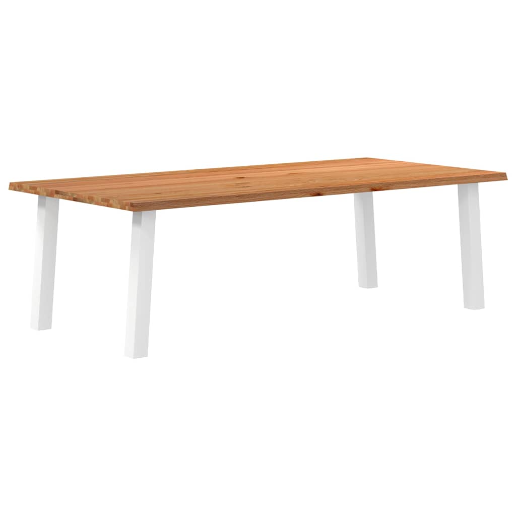 Table Industrielle en Bois de Chêne Massif-120 cm-240 cm-1-La-Fabrique-Industrielle