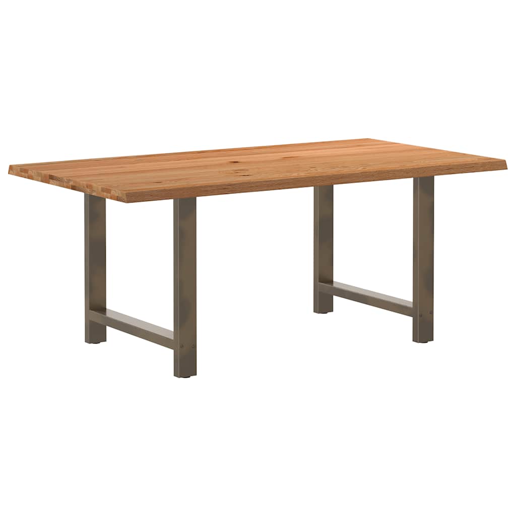Table Industrielle en Bois de Chêne Massif 200x100 cm-Naturel-1-180 x 100 x 74 cm-La-Fabrique-Industrielle