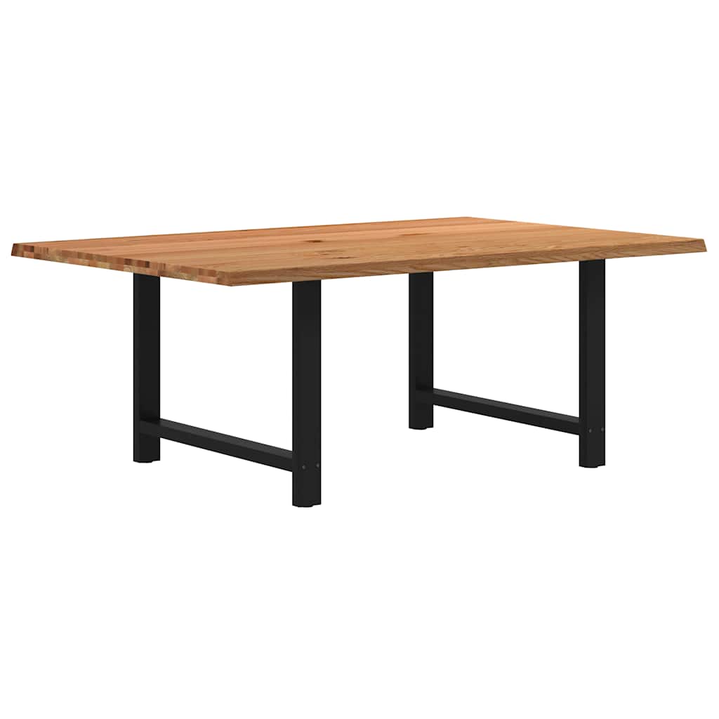 Table Industrielle en Bois de Chêne Massif 200x100 cm-Noir-1-200 x 120 x 74 cm-La-Fabrique-Industrielle