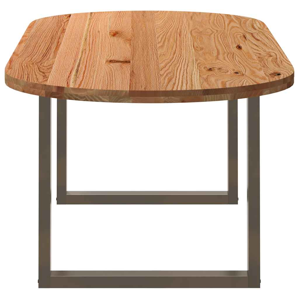 Table Industrielle en Bois de Chêne Massif 2m-La-Fabrique-Industrielle