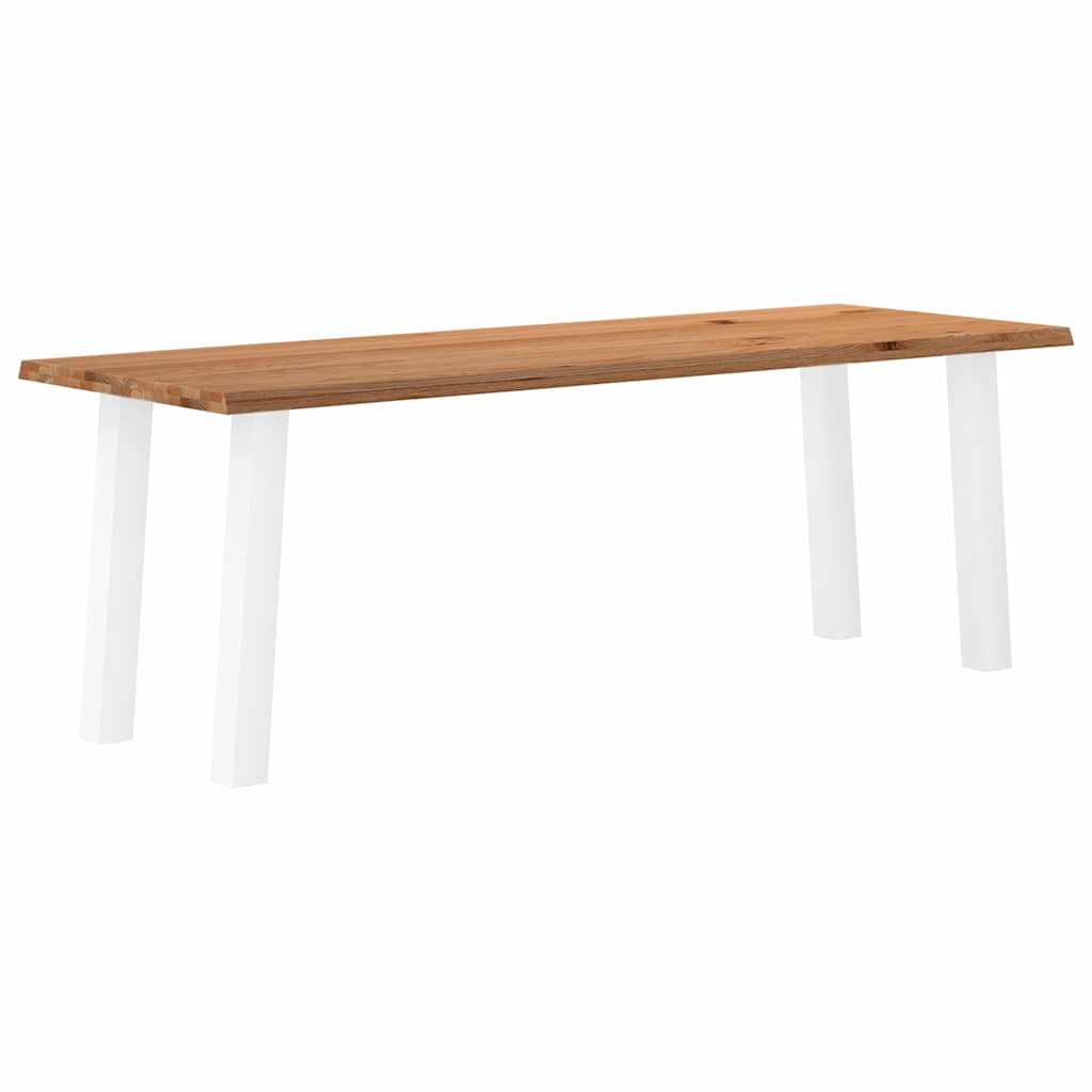 Table Industrielle en Bois de Chêne Massif-80 cm-220 cm-1-La-Fabrique-Industrielle