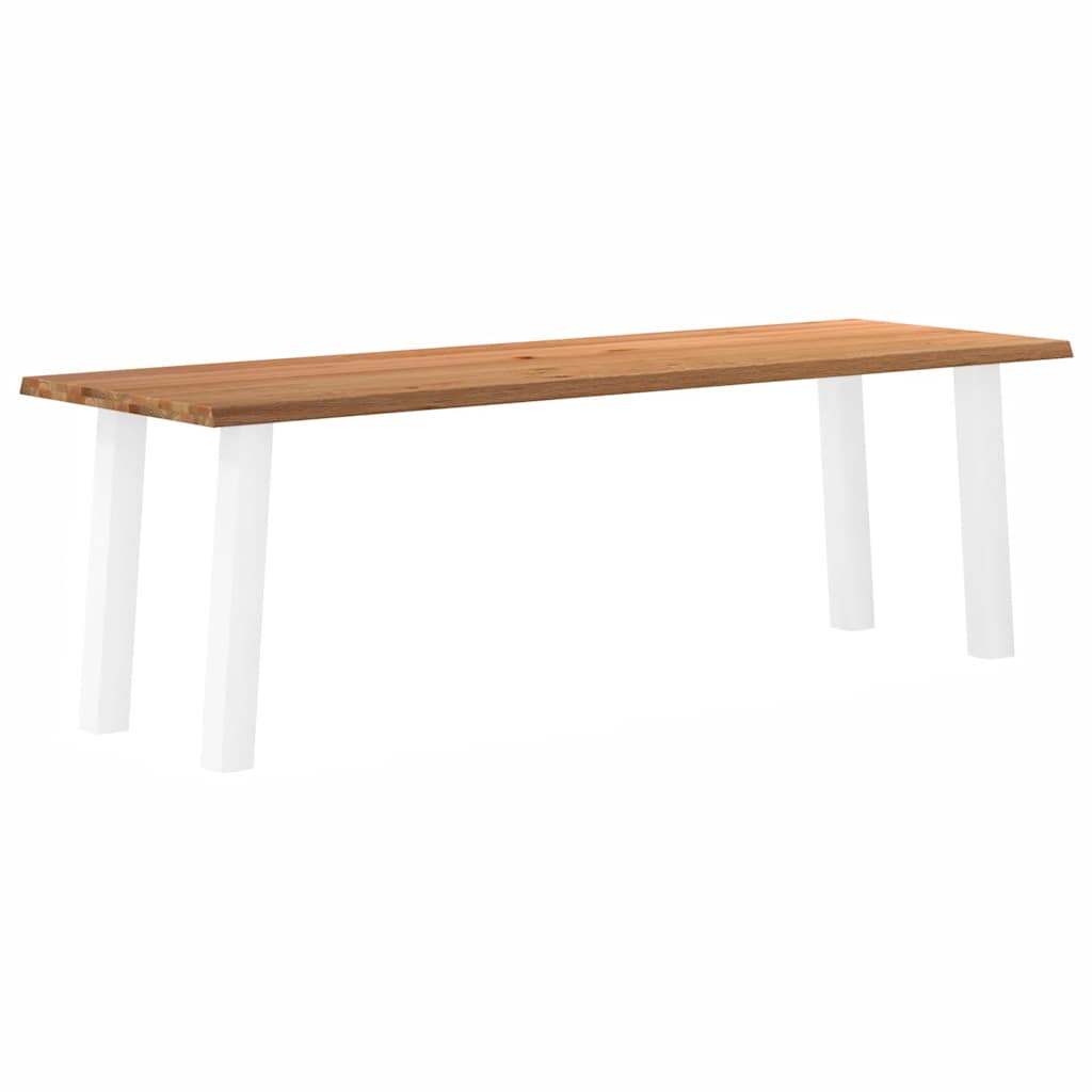 Table Industrielle en Bois de Chêne Massif-80 cm-240 cm-1-La-Fabrique-Industrielle