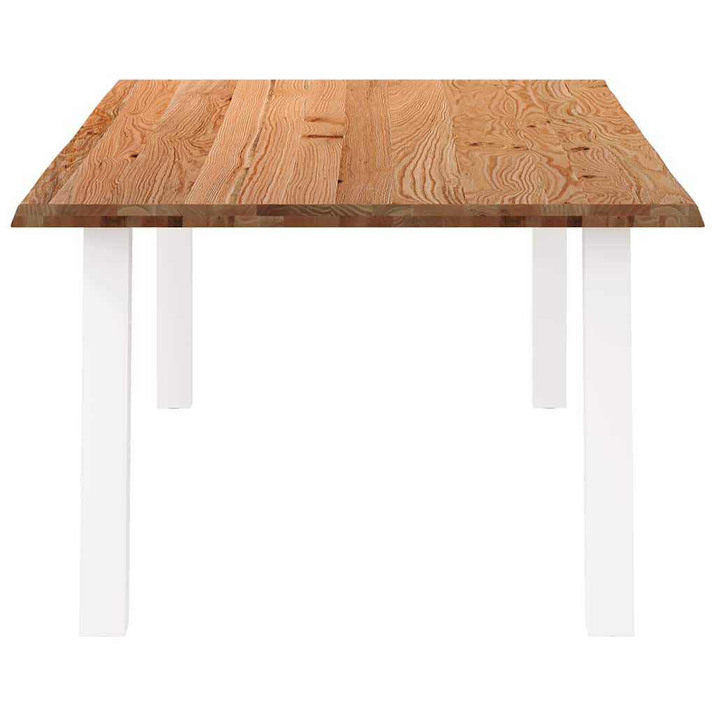 Table Industrielle en Bois de Chêne Massif-La-Fabrique-Industrielle