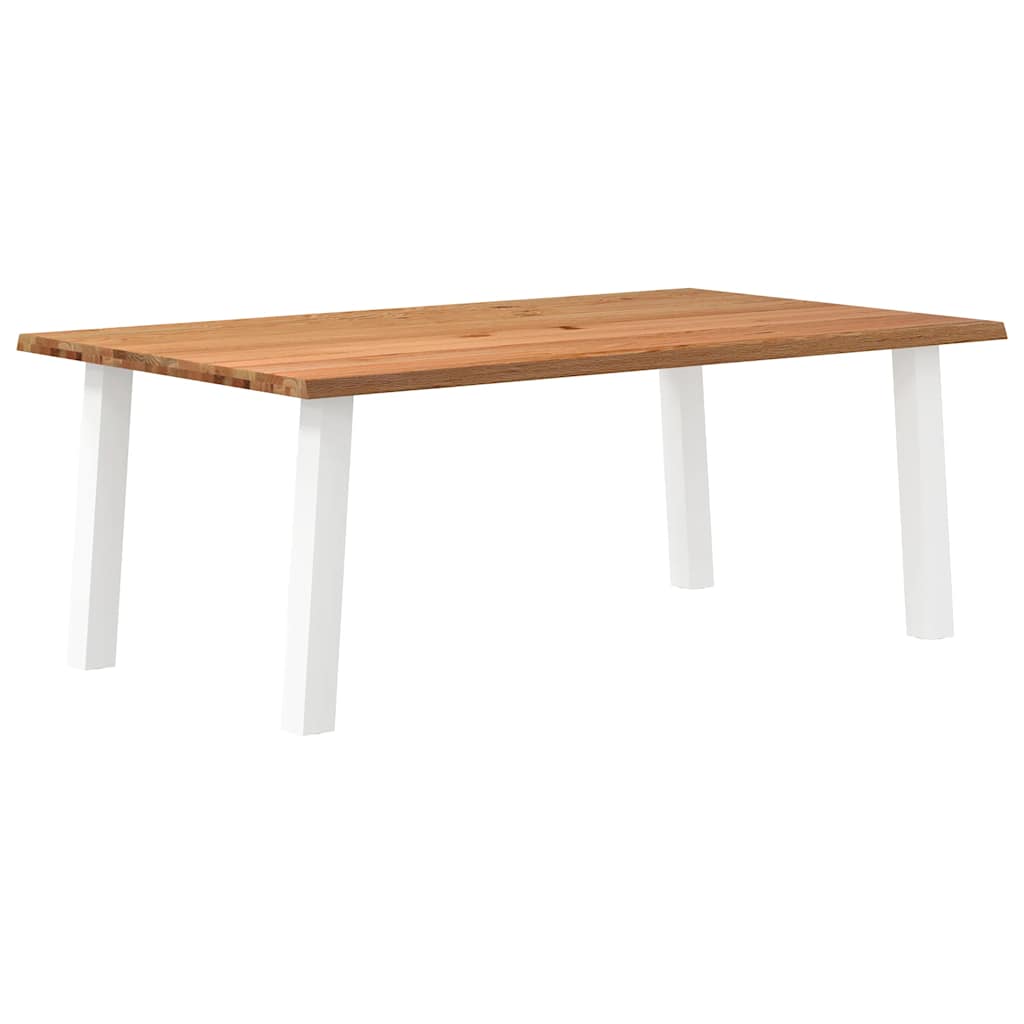 Table Industrielle en Bois de Chêne Massif-La-Fabrique-Industrielle