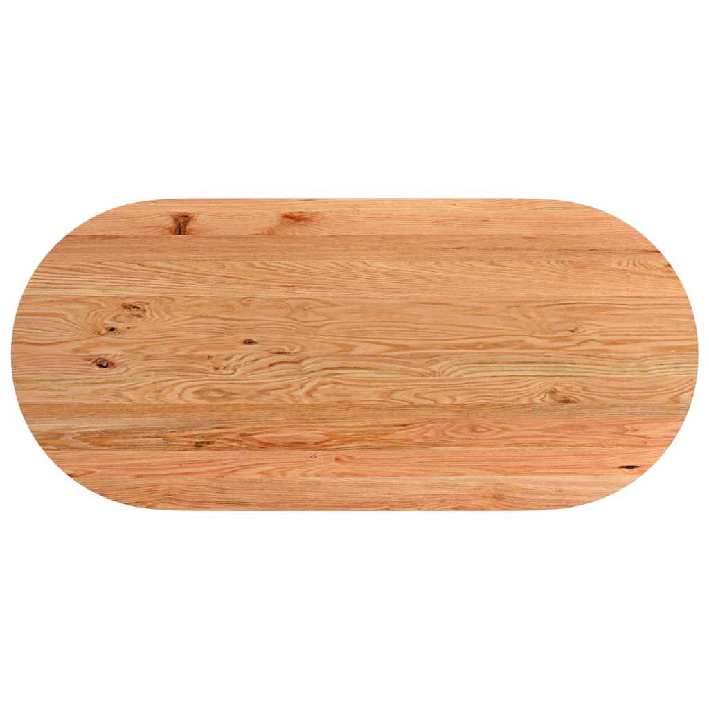 Table Industrielle en Bois de Chêne avec Pieds en X-La-Fabrique-Industrielle