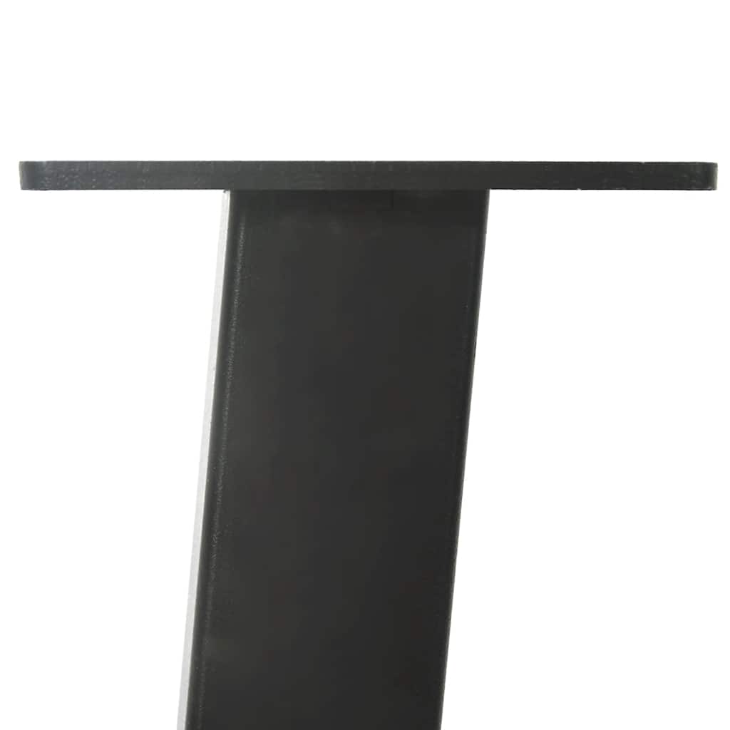 Table Industrielle en Bois de Chêne et Gris Anthracite-La-Fabrique-Industrielle
