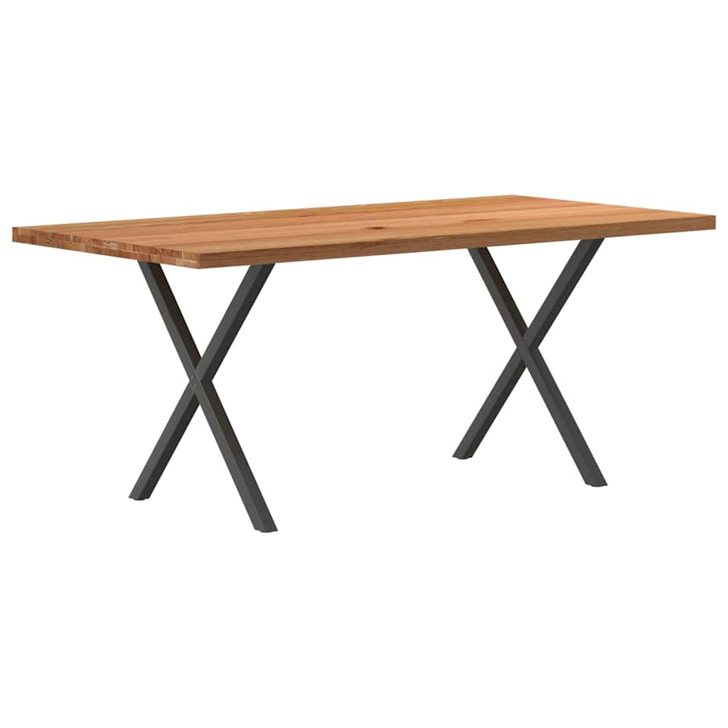 Table Industrielle en Bois de Chêne-La-Fabrique-Industrielle