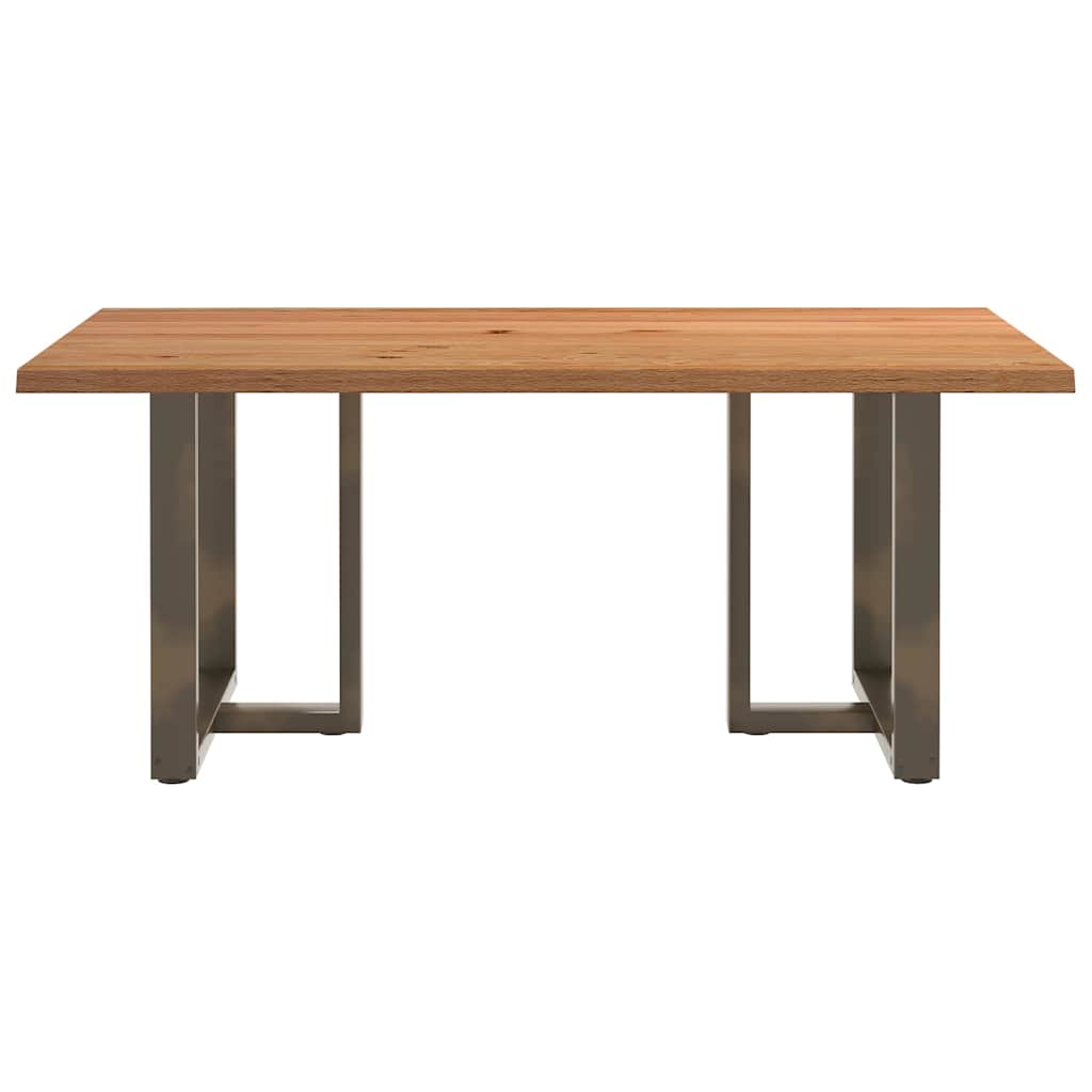 Table Industrielle en Bois de Chêne pour 6 Personnes-La-Fabrique-Industrielle