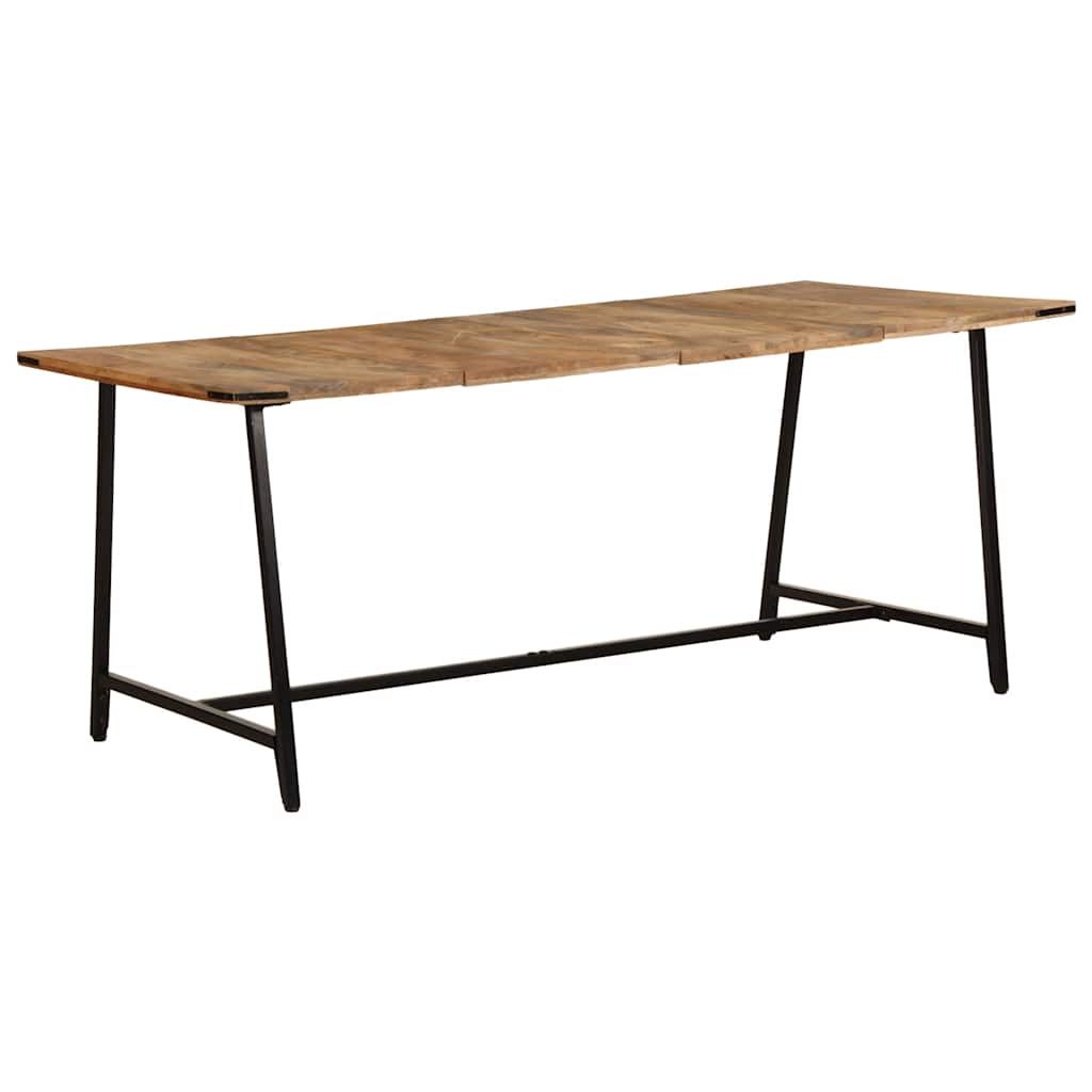 Table Industrielle en Bois de Manguier-1-180 x 90 x 75 cm-La-Fabrique-Industrielle