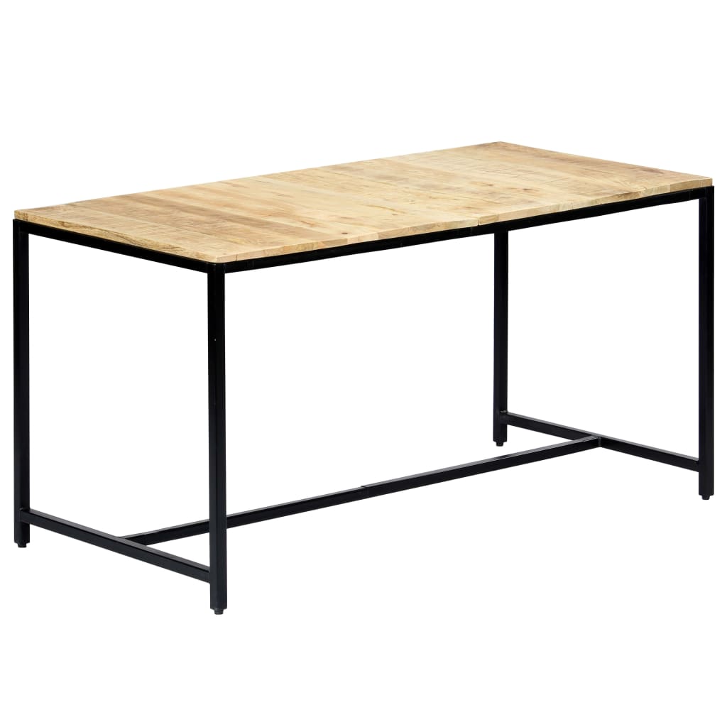Table Industrielle en Bois de Manguier 140 cm-La-Fabrique-Industrielle