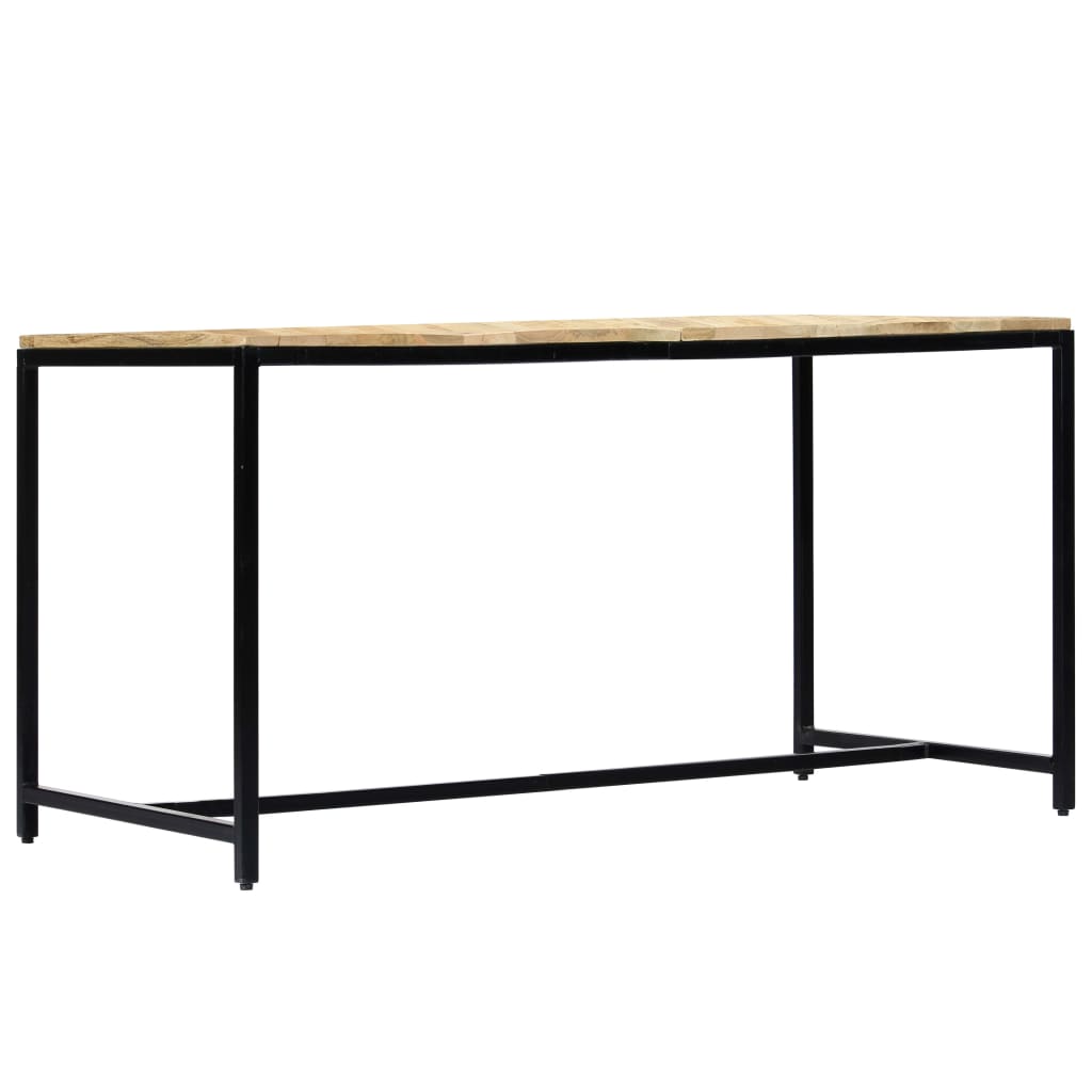 Table Industrielle en Bois de Manguier 140 cm-La-Fabrique-Industrielle