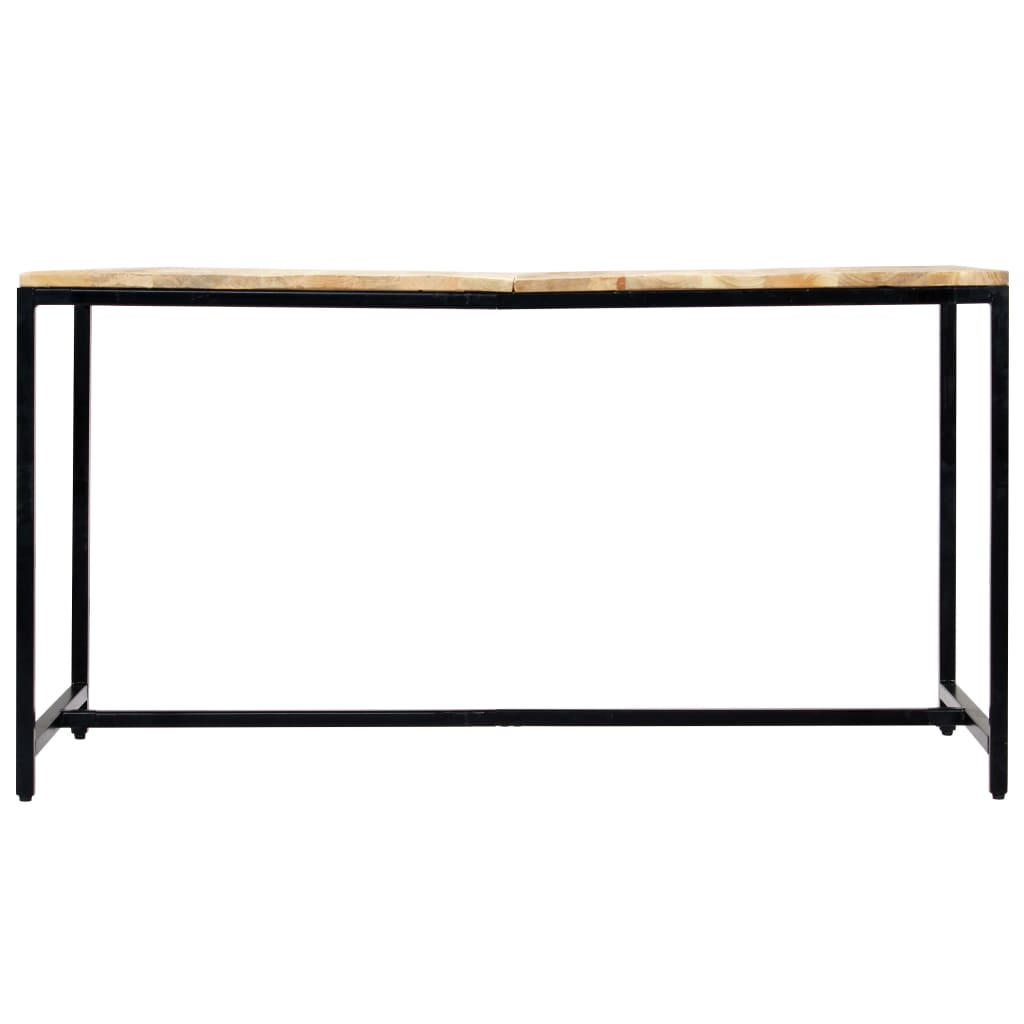Table Industrielle en Bois de Manguier 140 cm-La-Fabrique-Industrielle