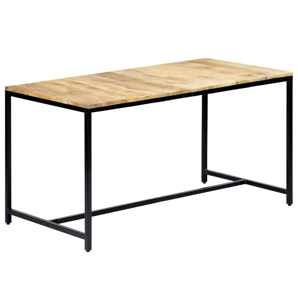 Table Industrielle en Bois de Manguier 140 cm-La-Fabrique-Industrielle