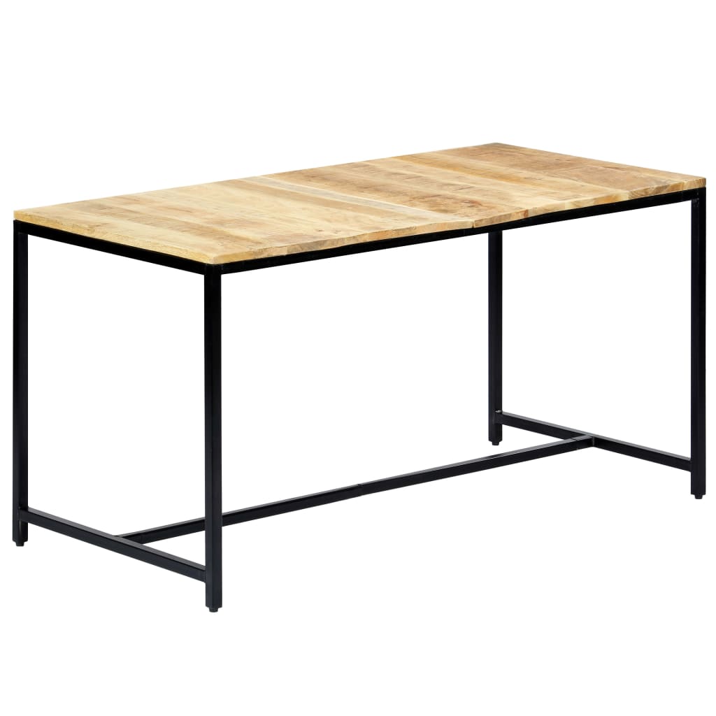 Table Industrielle en Bois de Manguier 140 cm-La-Fabrique-Industrielle