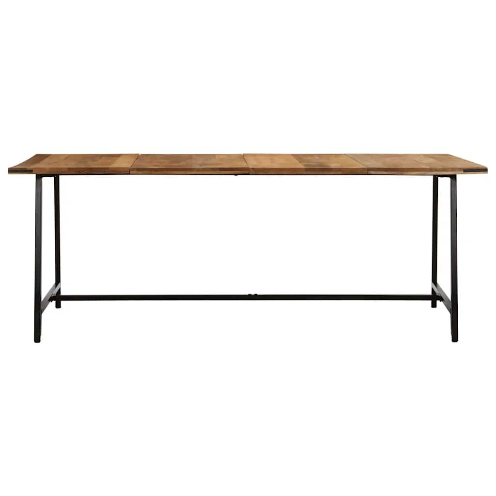 Table Industrielle en Bois de Manguier-La-Fabrique-Industrielle