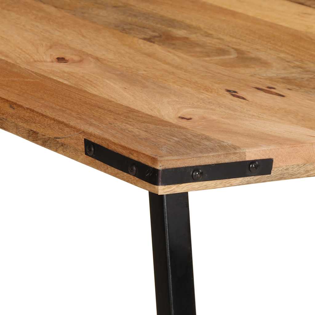Table Industrielle en Bois de Manguier-La-Fabrique-Industrielle