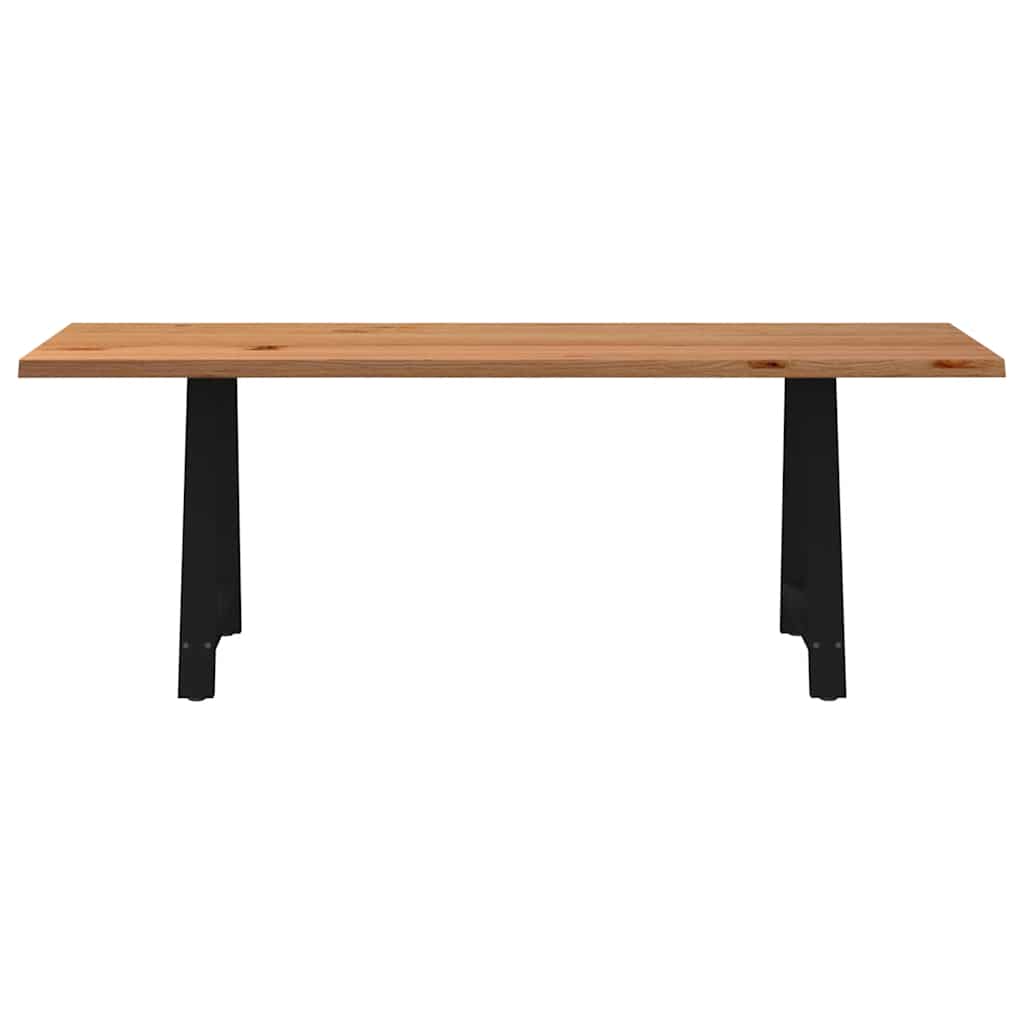 Table Industrielle en Bois et Acier pour 6 Personnes-La-Fabrique-Industrielle