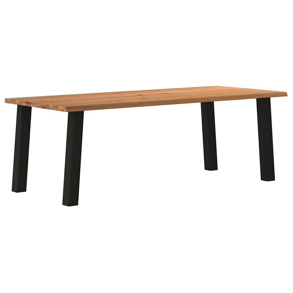 Table Industrielle en Chêne Massif et Acier 180 cm-100 cm-240 cm-1-La-Fabrique-Industrielle