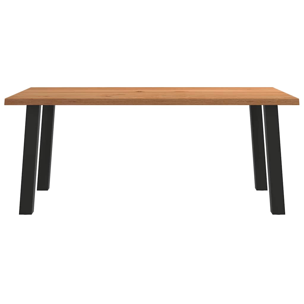 Table Industrielle en Chêne Massif et Acier 180 cm-La-Fabrique-Industrielle