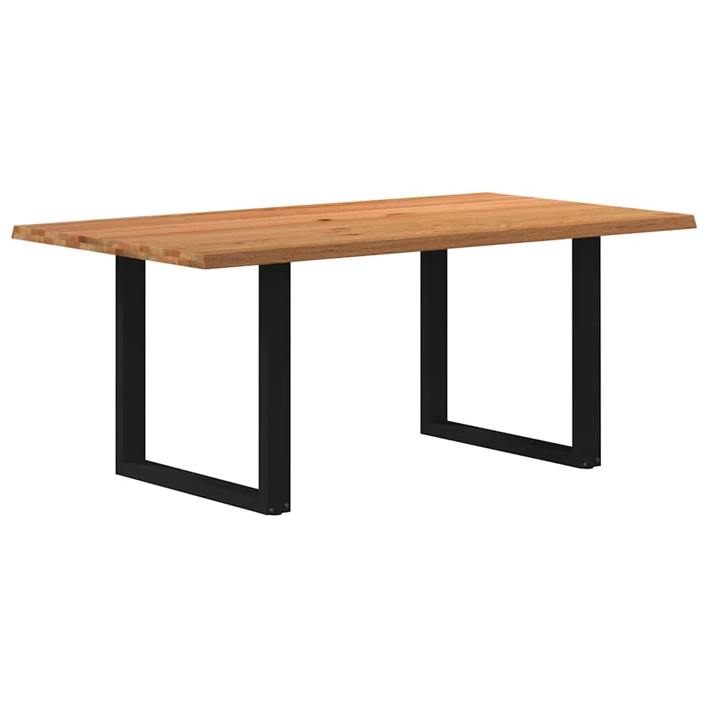 Table Industrielle en Chêne Massif et Acier 8 Personnes-Noir-1-180 x 100 x 74 cm-La-Fabrique-Industrielle