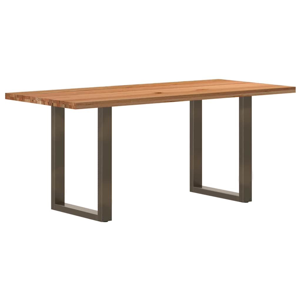 Table Industrielle en Chêne Massif pour Salon-Naturel-1-180 x 90 x 74 cm-La-Fabrique-Industrielle