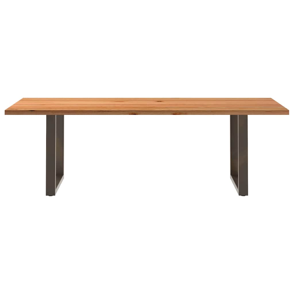 Table Industrielle en Chêne Massif pour Salon-La-Fabrique-Industrielle