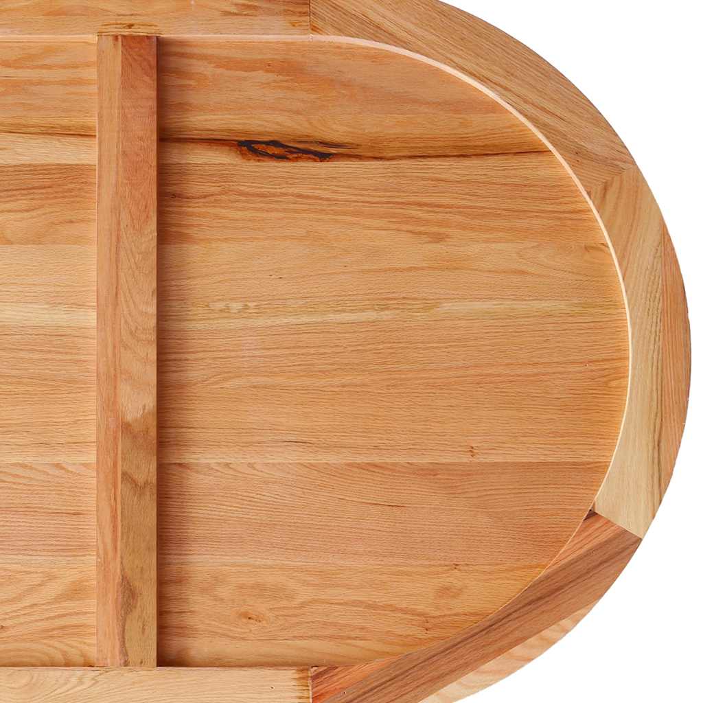 Table Ovale en Chêne Massif de 240 Cm-La-Fabrique-Industrielle