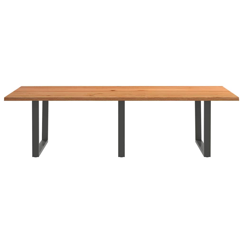 Table XXL en Bois Massif et Acier Anthracite-La-Fabrique-Industrielle