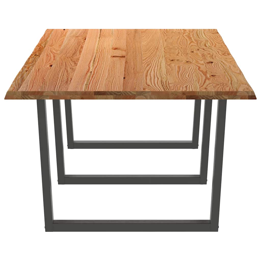 Table XXL en Bois Massif et Acier Anthracite-La-Fabrique-Industrielle
