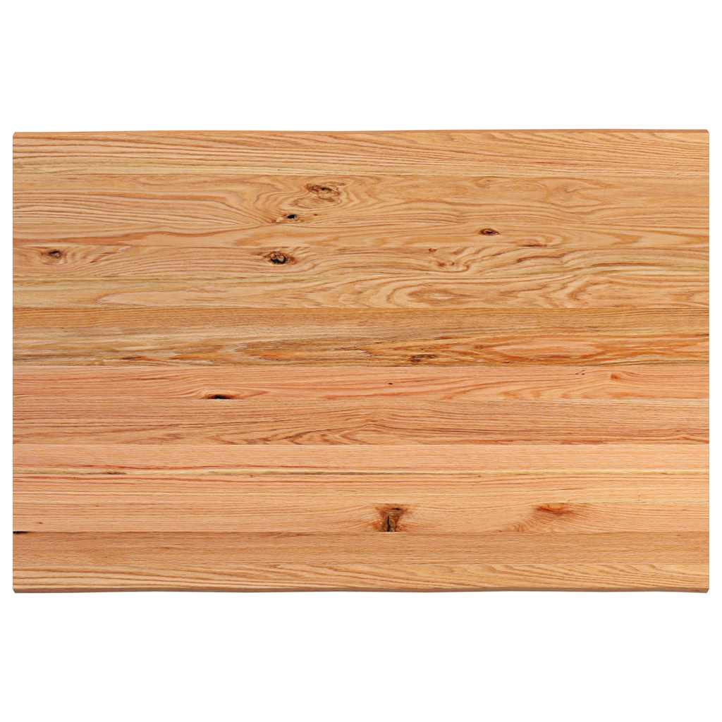 Table à Manger Industrielle en Bois de Chêne et Acier-La-Fabrique-Industrielle