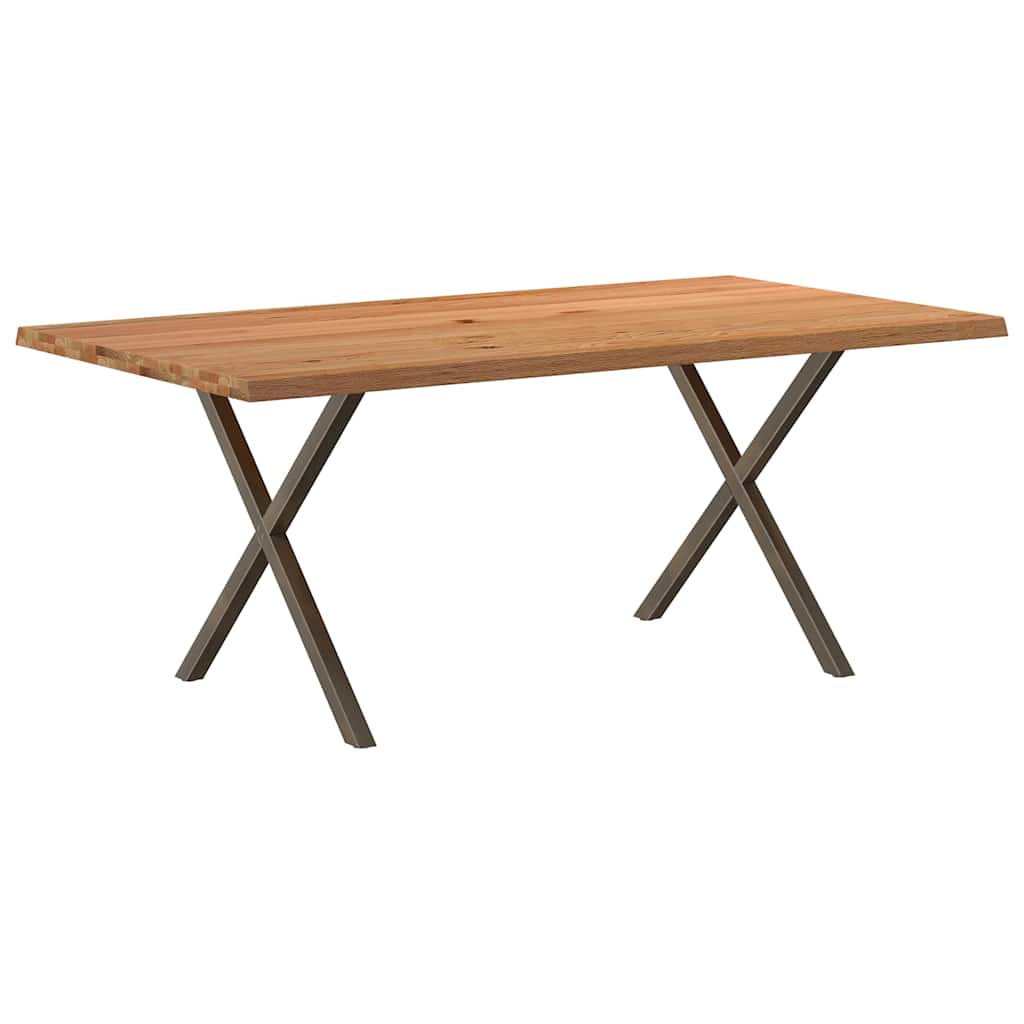 Table à Manger Industrielle en Bois et Acier-100 cm-180 cm-1-La-Fabrique-Industrielle