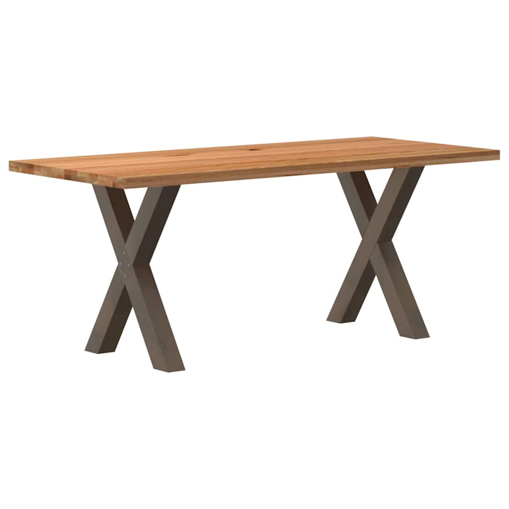 Table à Manger Industrielle en Bois et Acier-80 cm-180 cm-1-La-Fabrique-Industrielle