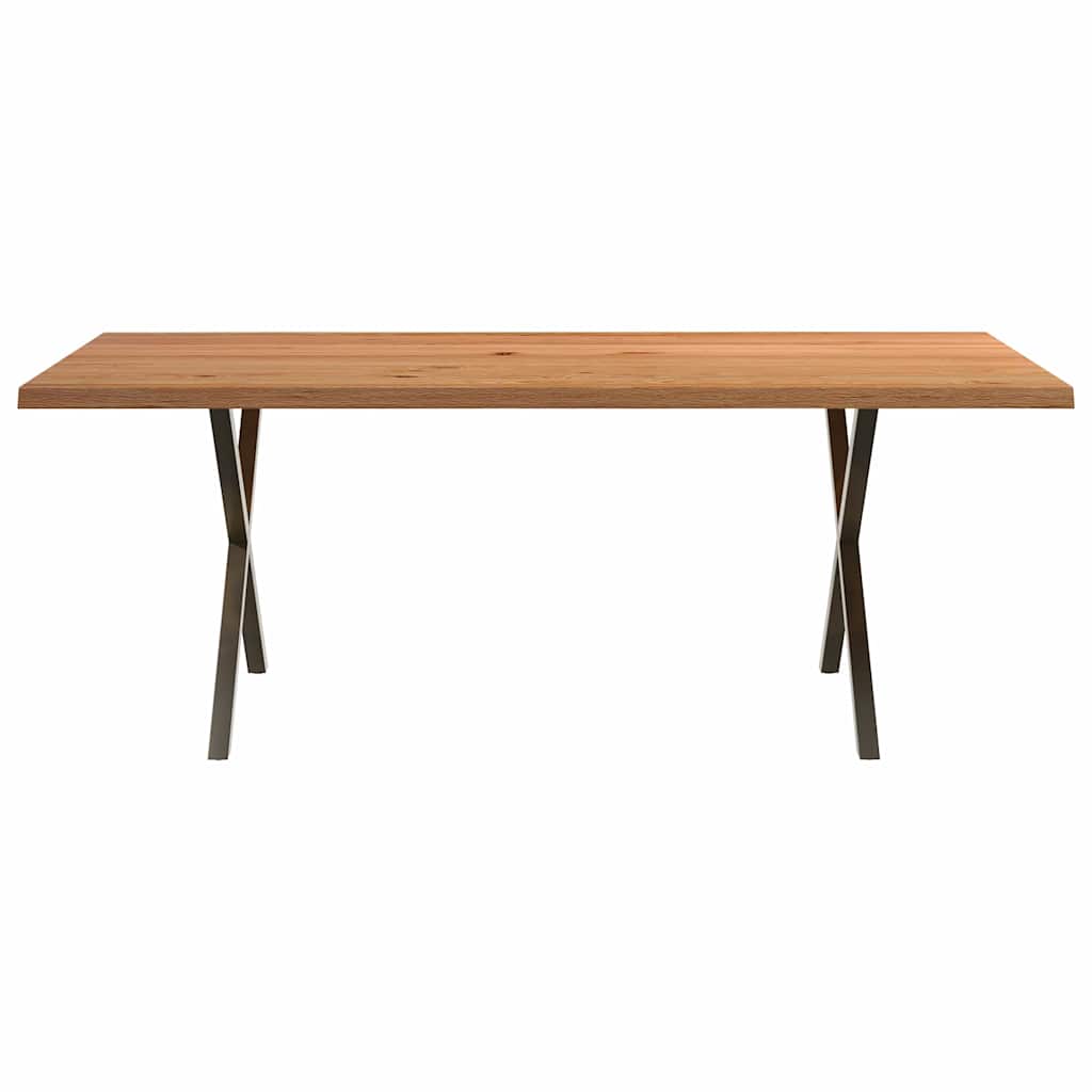 Table à Manger Industrielle en Bois et Acier-La-Fabrique-Industrielle