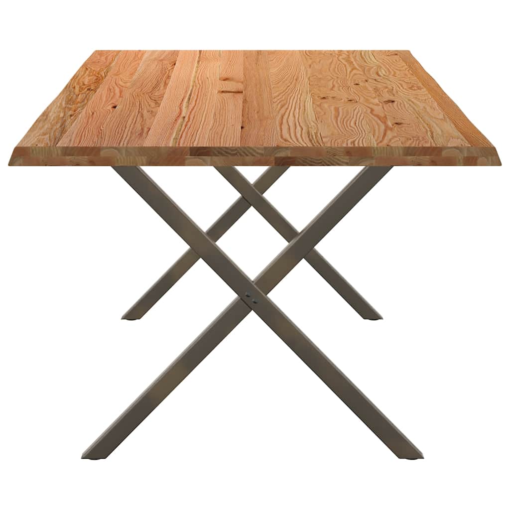 Table à Manger Industrielle en Bois et Acier-La-Fabrique-Industrielle