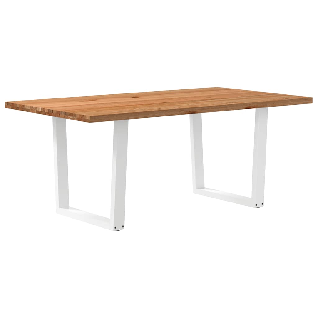 Table à Manger en Bois Massif Clair et Design Naturel-100 cm-180 cm-1-La-Fabrique-Industrielle