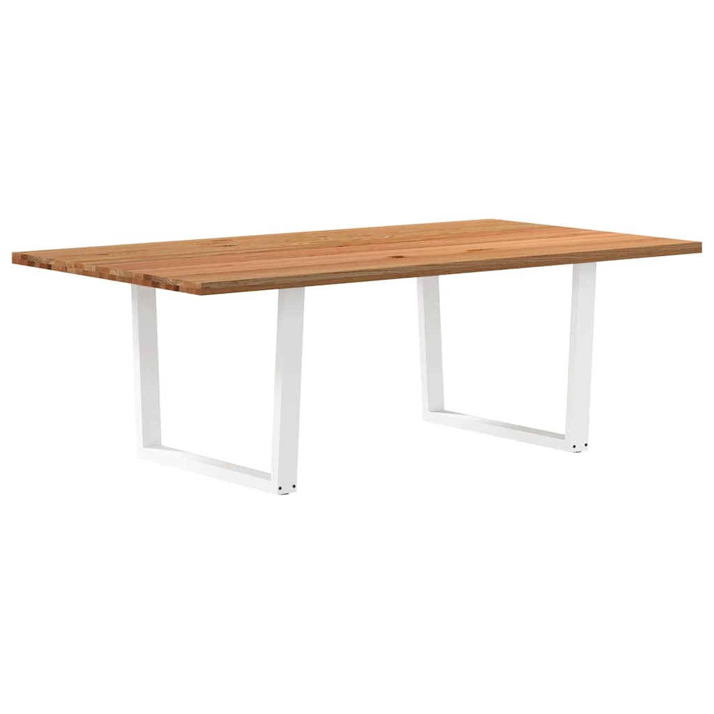 Table à Manger en Bois Massif Clair et Design Naturel-120 cm-220 cm-1-La-Fabrique-Industrielle