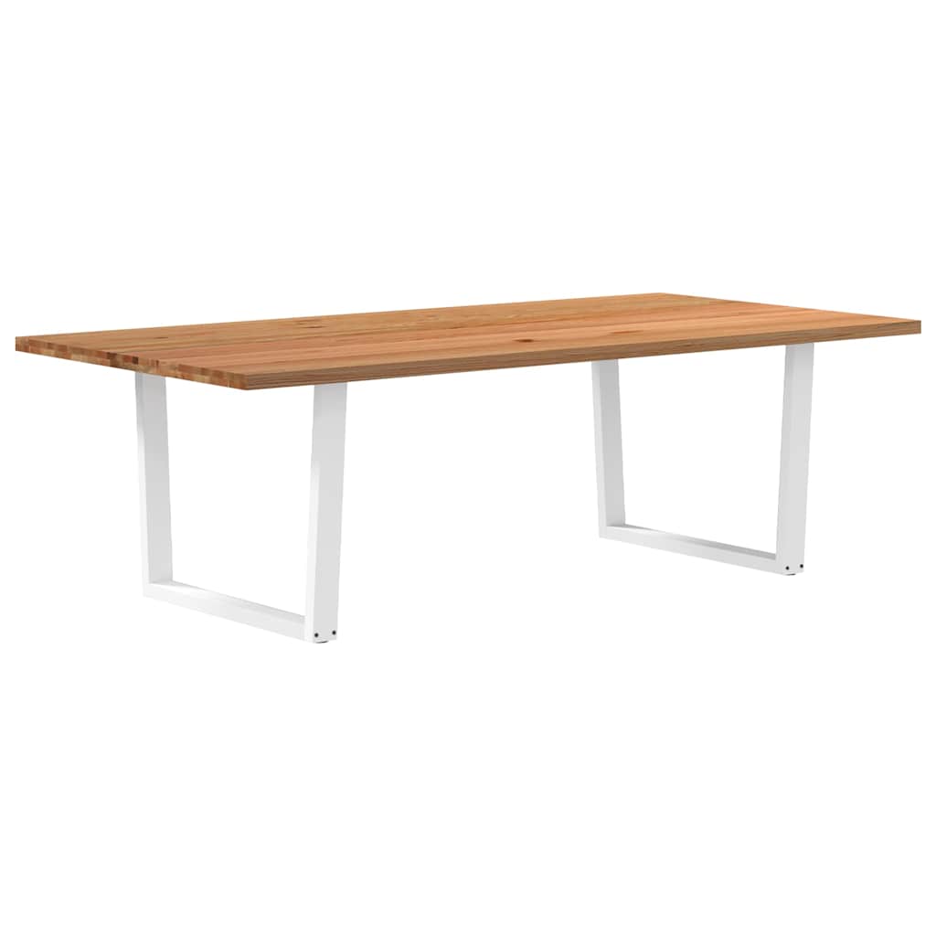 Table à Manger en Bois Massif Clair et Design Naturel-120 cm-240 cm-1-La-Fabrique-Industrielle