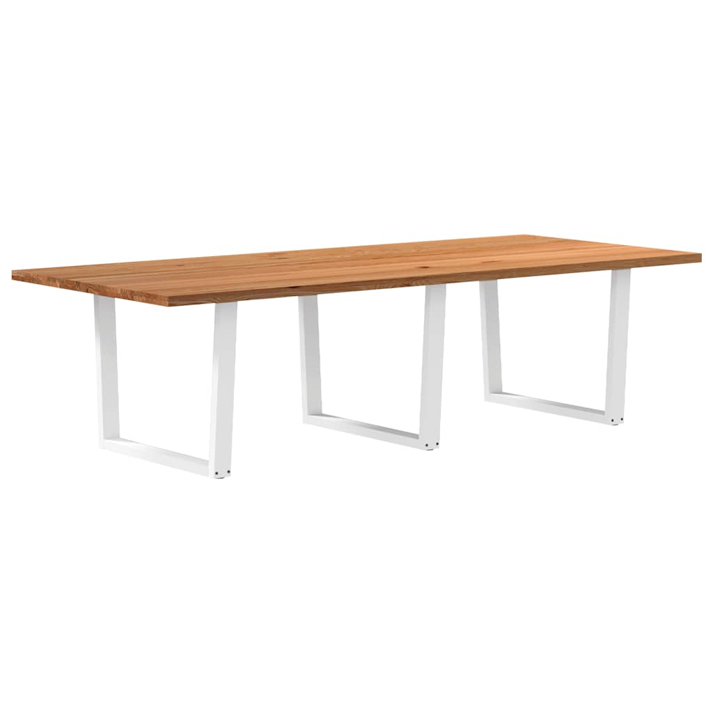 Table à Manger en Bois Massif Clair et Design Naturel-120 cm-280 cm-1-La-Fabrique-Industrielle