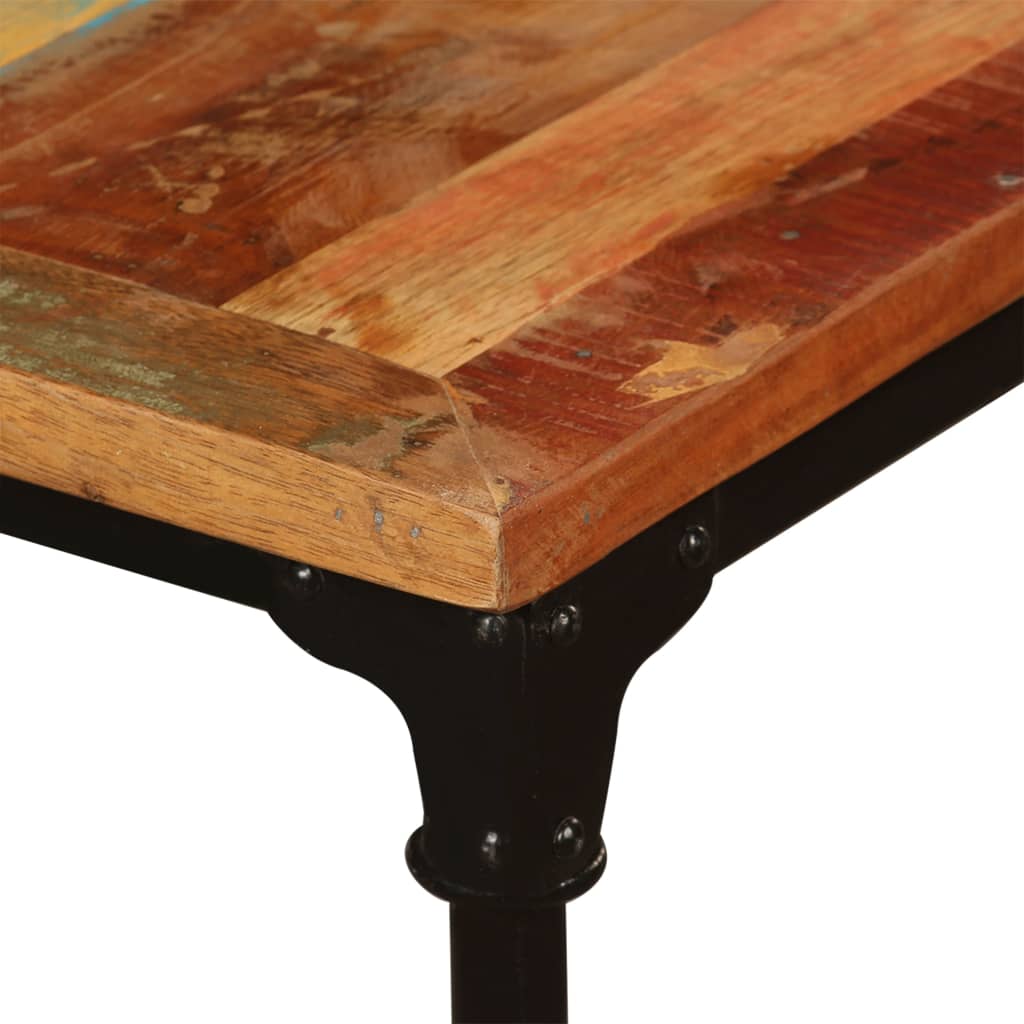 Table à Manger en Bois Massif Rustique-La-Fabrique-Industrielle
