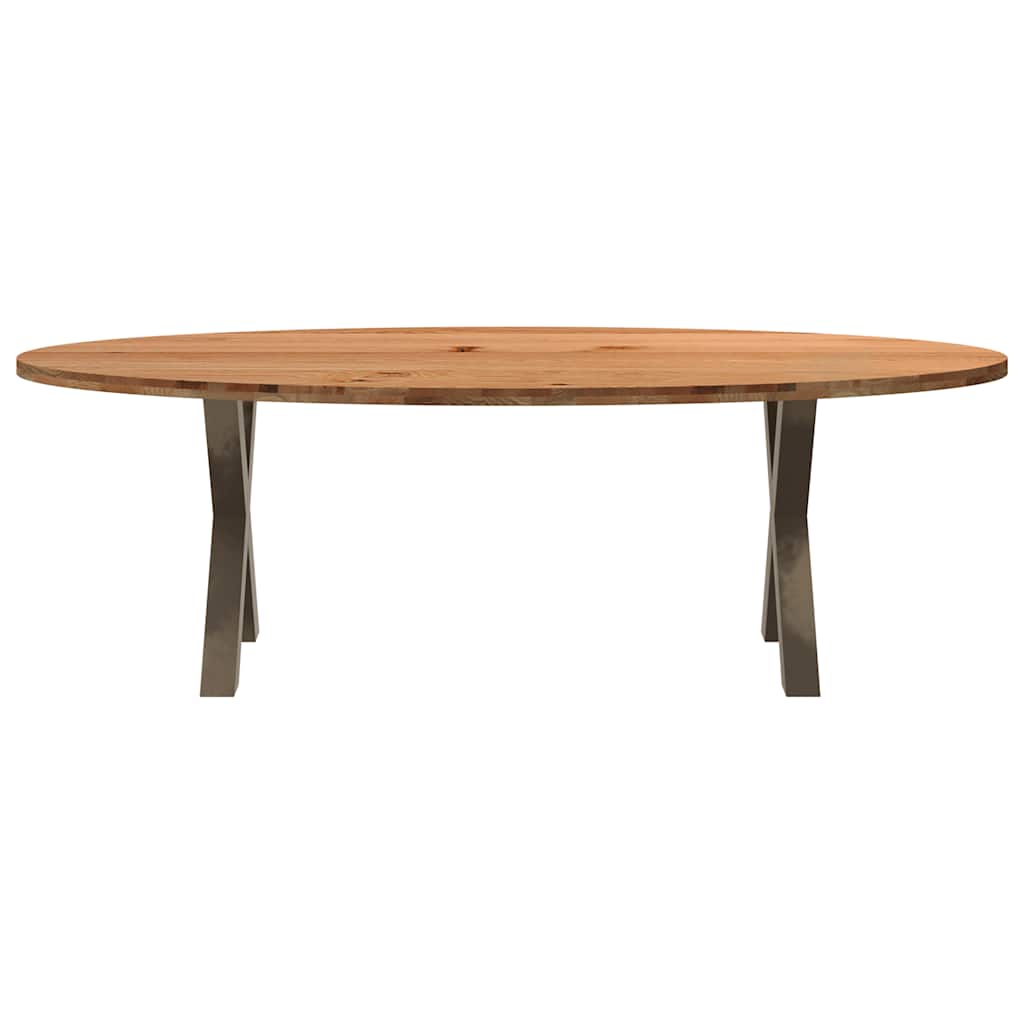 Table à Manger en Bois et Pieds en Croix-La-Fabrique-Industrielle