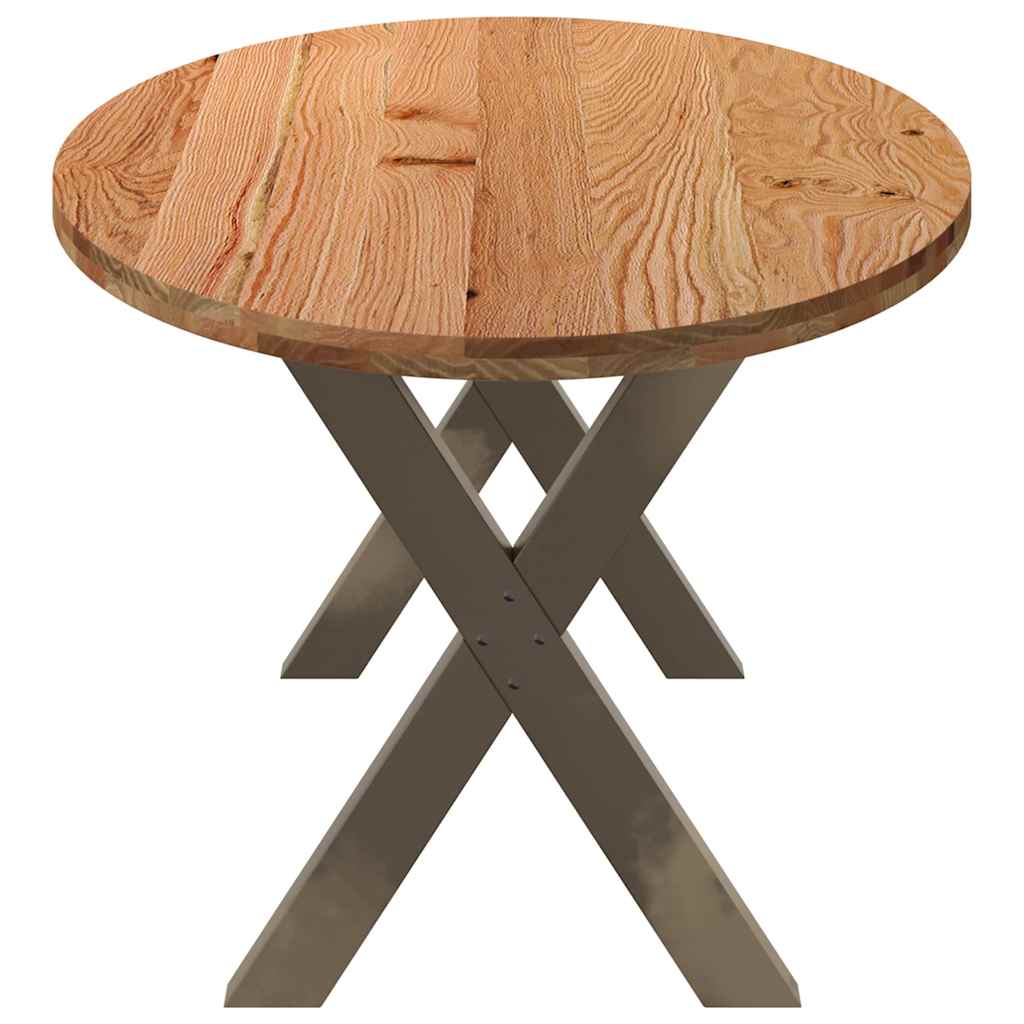 Table à Manger en Bois et Pieds en Croix-La-Fabrique-Industrielle