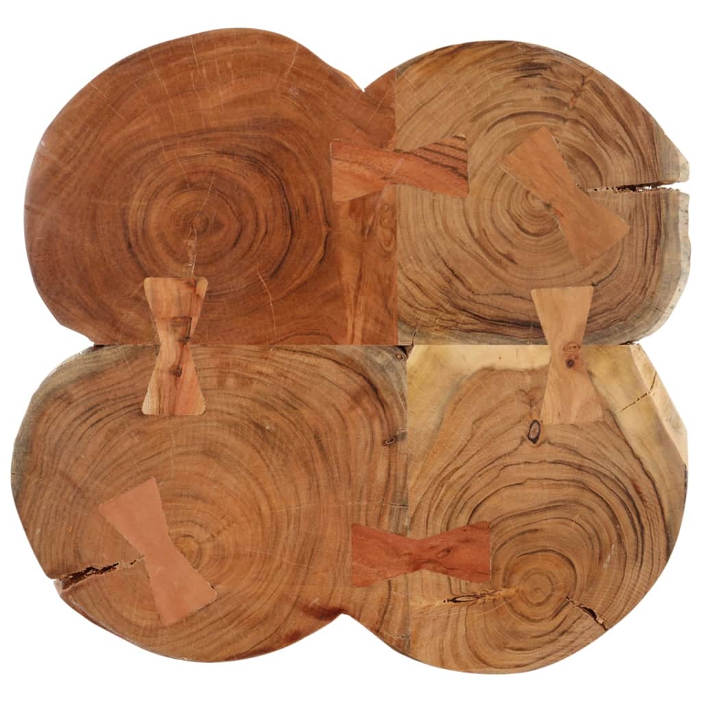 Table basse Plateau en bois et Pieds en Métal-La-Fabrique-Industrielle
